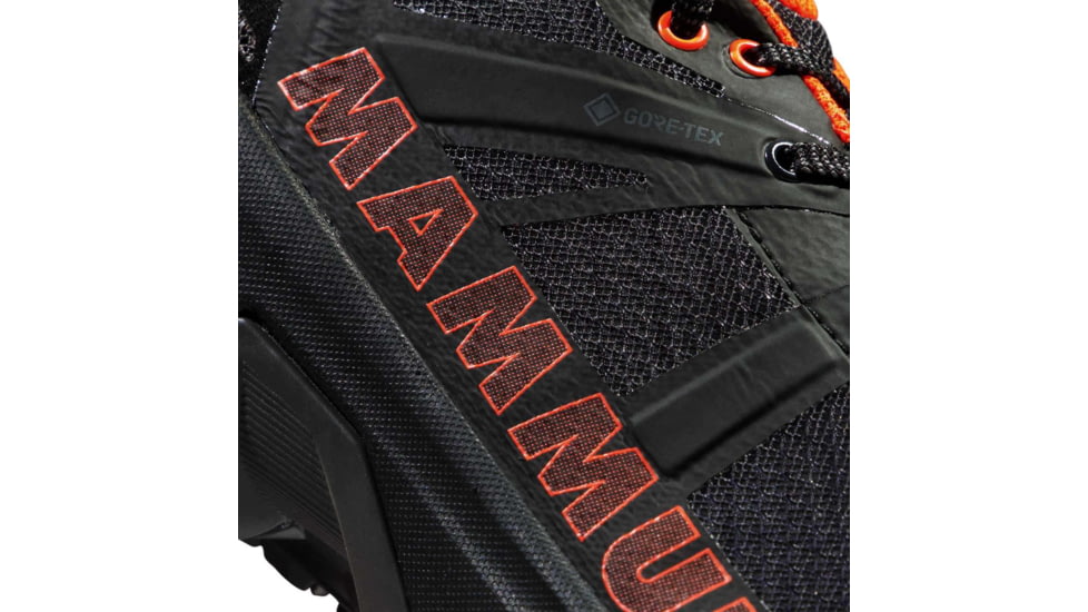 Mammut Sertig II Low GTX - Men's, Black/Vibrant Orange, 11.5 US, 3030-04280-00533-1105