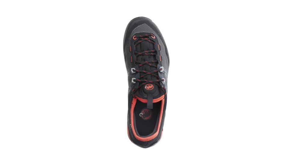 Mammut SHED, Alnasca Knit Low Hiking Shoe - Womens, Black/Dark Barberry, 7 US, 3020-06060-00092-1055-DEMO
