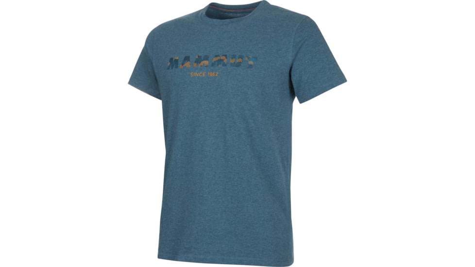 Mammut Sloper T-Shirt - Mens, Sapphire Melange PRT3, 2XL, 1017-00991-50281-117