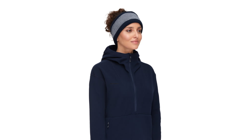 Mammut Snow Headband, Marine/White, One Size, 1191-01420-5899-1