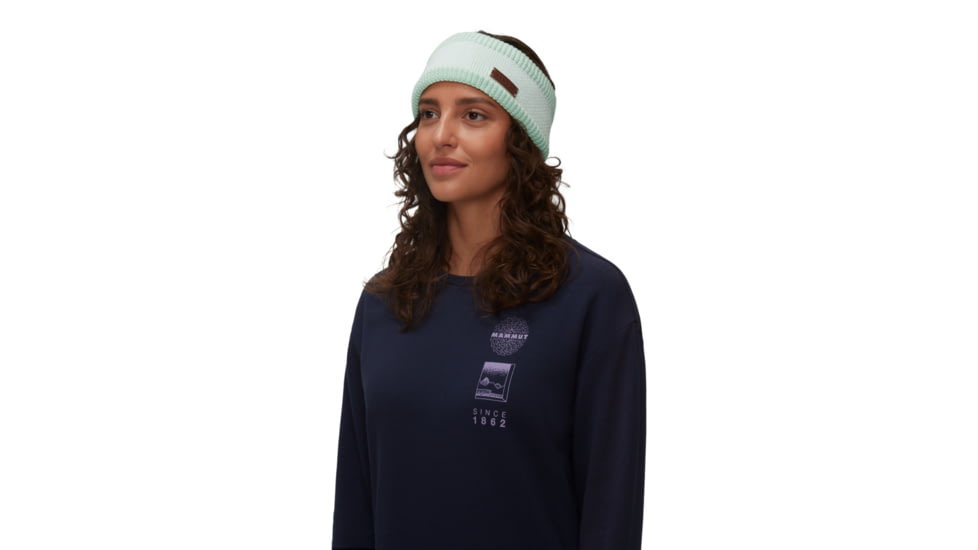 Mammut Snow Headband, Neo Mint/White, One Size, 1191-01420-40254-1