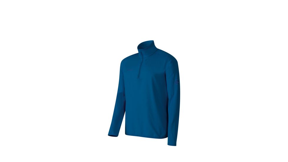 Mammut Snow Zip Longsleeve-Men's-Large-Dark Cyan
