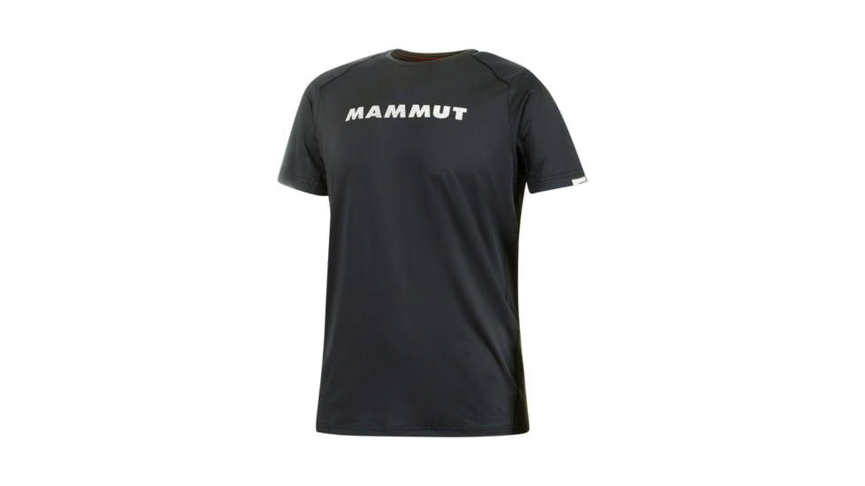 Mammut Splide Logo T-Shirt - Men's, Black, Small, 1017-00221-0001-113