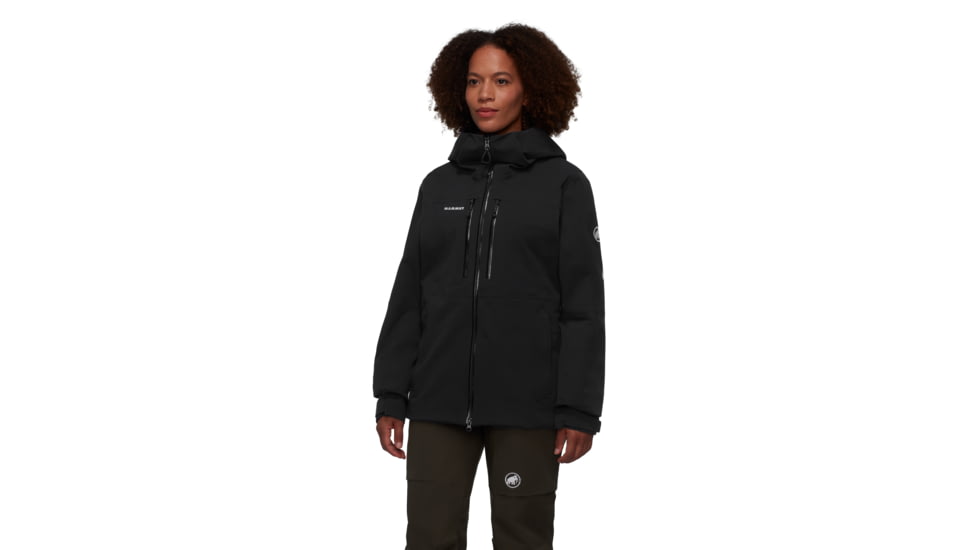 Mammut Stoney HS Hooded Jacket - Womens, Black, Medium, 1010-31050-0001-114