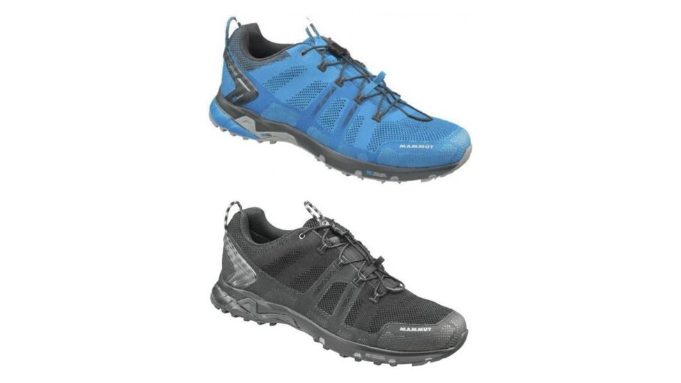 Mammut T Aegility Low GTX Backpacking Shoe - Men's, Atlantic/Graphite, Black/Black