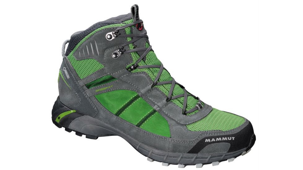 Mammut T Element Mid GTX Hiking Boot - Men's-Grey/Sherwood-Medium-9.5 US