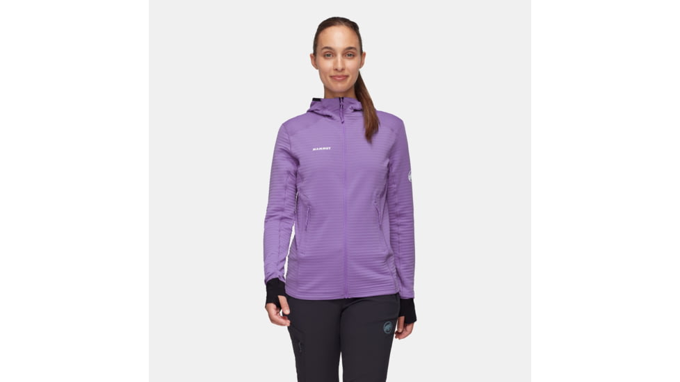 Mammut Taiss Light ML Hooded Jacket - Womens, Lavandin/Black, Medium, 1014-04540-6441-114