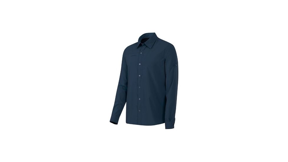 Mammut Tempest Shirt Long - Men's-Dark Space-Large