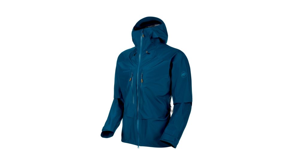 Mammut Teton HS Hooded Jacket - Mens, Poseidon, Large, 1010-26970-50134-115