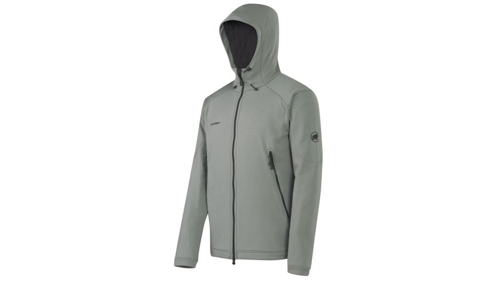 Mammut Trift Hooded Midlayer Jacket - Men's-Granite-Large