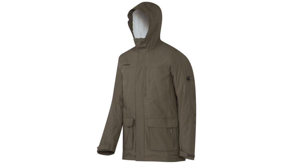 Mammut Trovat Advanced SO Hooded Jacket - Men's-Flint-Small