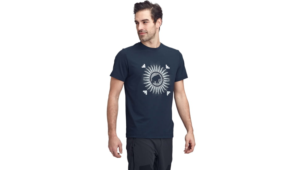 Mammut Trovat T-Shirt - Men's, Large, Marine Prt1, 1017-09863-50364-115