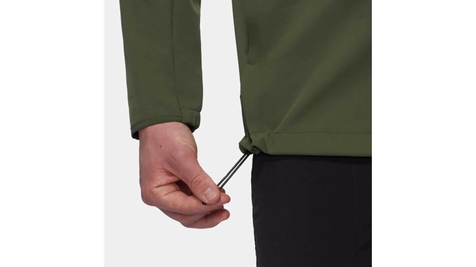 Mammut Ultimate Comfort SO Hooded Jacket - Mens, Dark Marsh, Medium, 1011-01910-40284-114