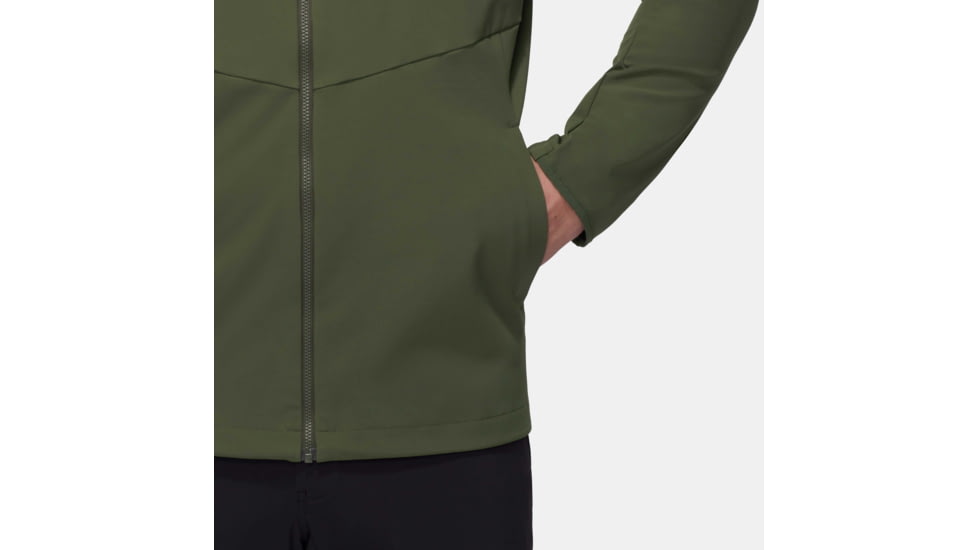 Mammut Ultimate Comfort SO Hooded Jacket - Mens, Dark Marsh, Medium, 1011-01910-40284-114