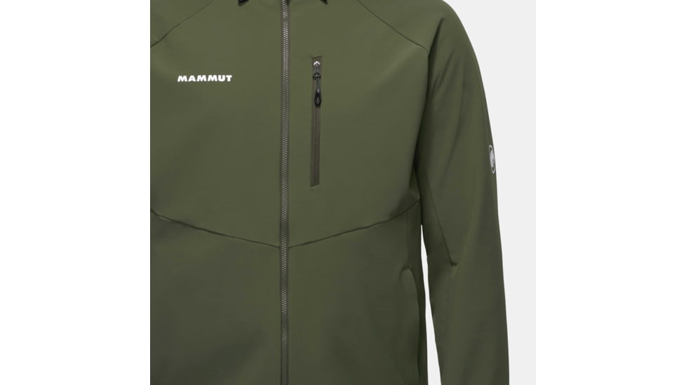 Mammut Ultimate Comfort SO Hooded Jacket - Mens, Dark Marsh, Medium, 1011-01910-40284-114