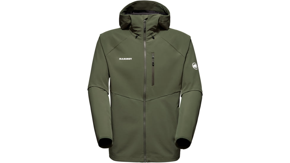 Mammut Ultimate Comfort SO Hooded Jacket - Mens, Dark Marsh, Medium, 1011-01910-40284-114