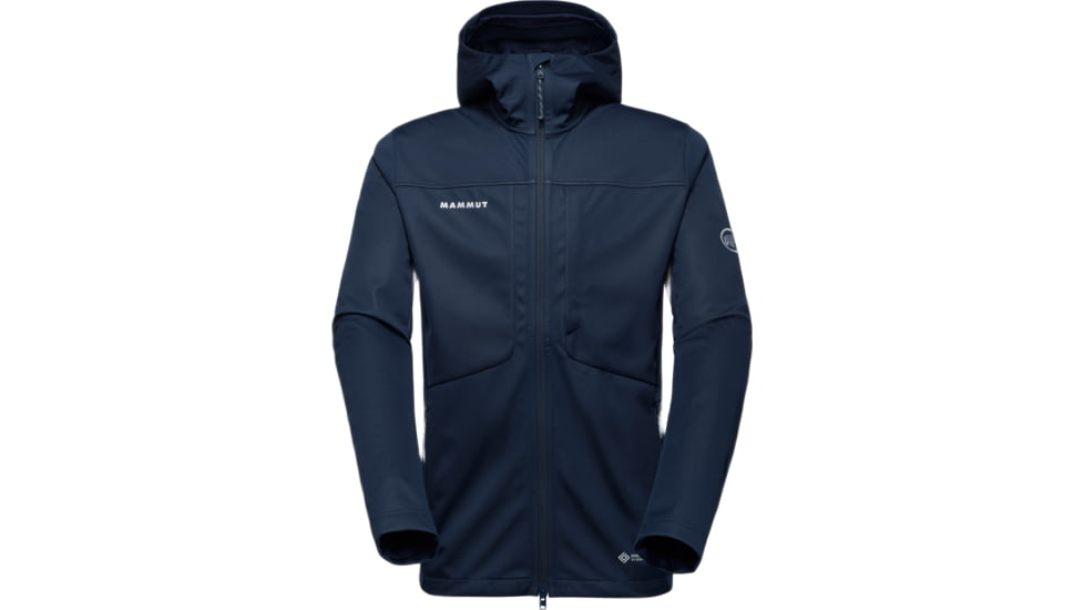 Mammut Ultimate VII SO Hooded Jacket - Mens, Marine, Medium, 1011-02670-5118-114