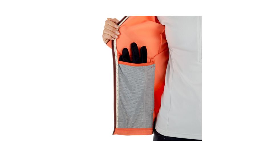 Mammut Womens Get Away ML Hooded Jacket, Barberry Melange, XS, 1010-23230-3413-112