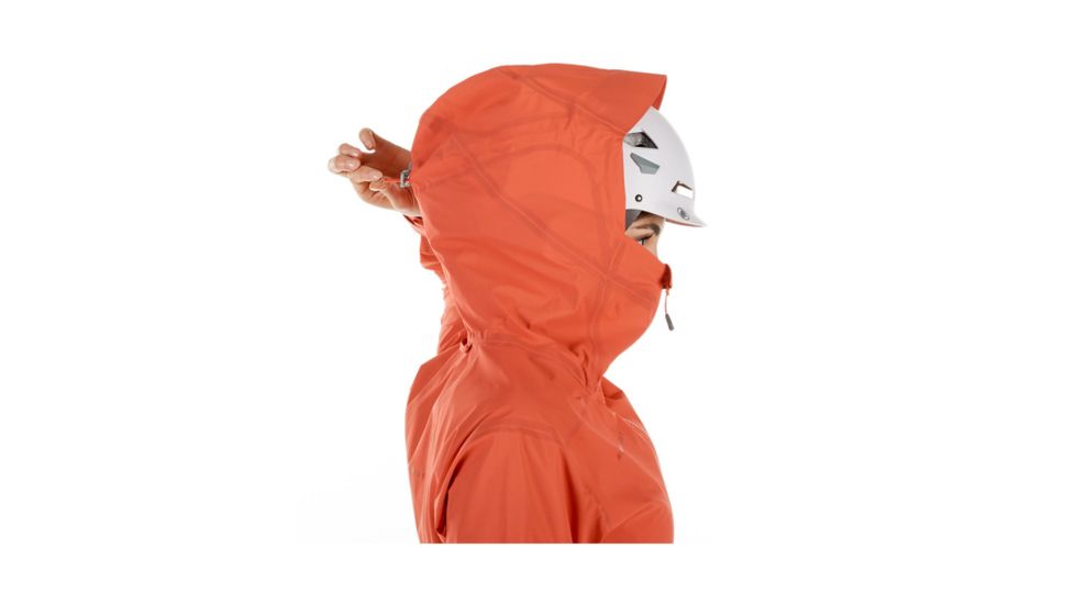 Mammut Masao Hardshell Hooded Jacket - Women's, Extra Small, Barberry, 1010-26000-3218-112