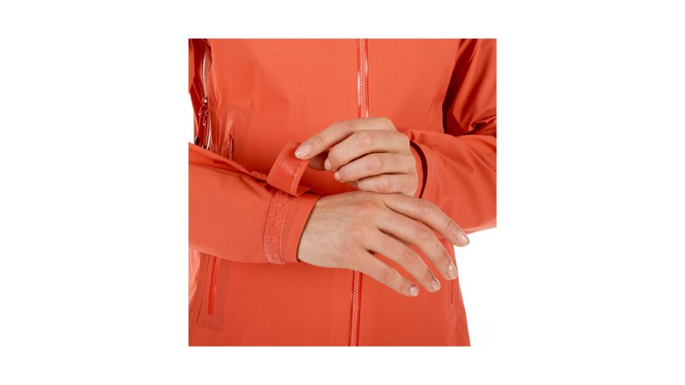 Mammut Masao Hardshell Hooded Jacket - Women's, Extra Small, Barberry, 1010-26000-3218-112