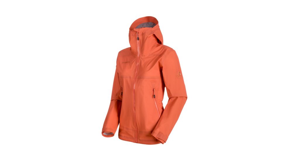 Mammut Masao Hardshell Hooded Jacket - Women's, Extra Small, Barberry, 1010-26000-3218-112