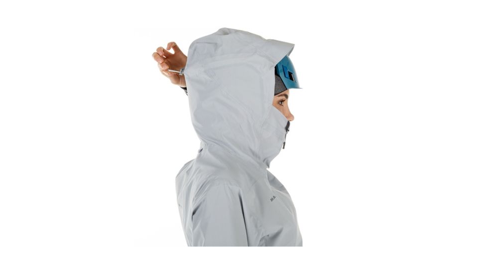 Mammut Masao Hardshell Hooded Jacket - Women's, Small, Marble, 1010-26000-00103-113