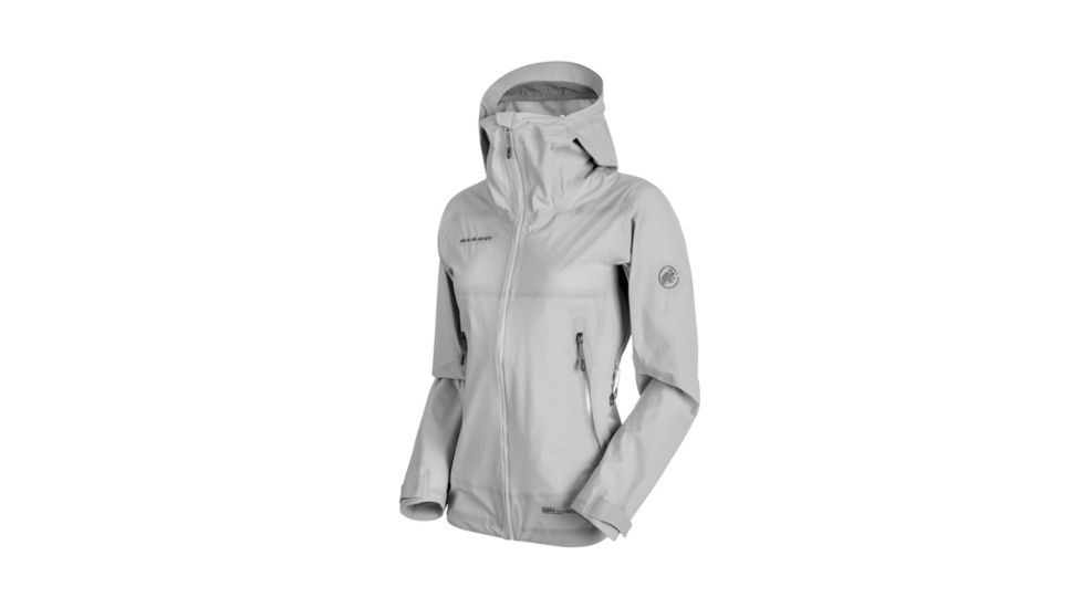 Mammut Masao Hardshell Hooded Jacket - Women's, Small, Marble, 1010-26000-00103-113