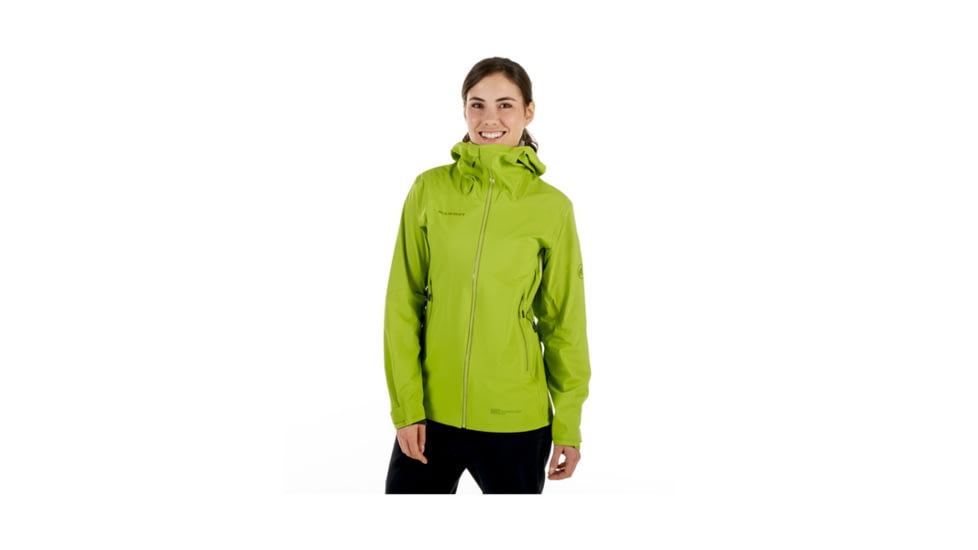 Mammut Masao Hardshell Hooded Jacket - Women's, Large, Sprout, 1010-26000-4571-115