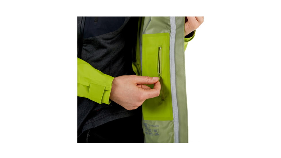 Mammut Masao Hardshell Hooded Jacket - Women's, Large, Sprout, 1010-26000-4571-115