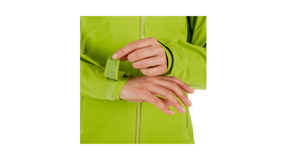 Mammut Masao Hardshell Hooded Jacket - Women's, Large, Sprout, 1010-26000-4571-115