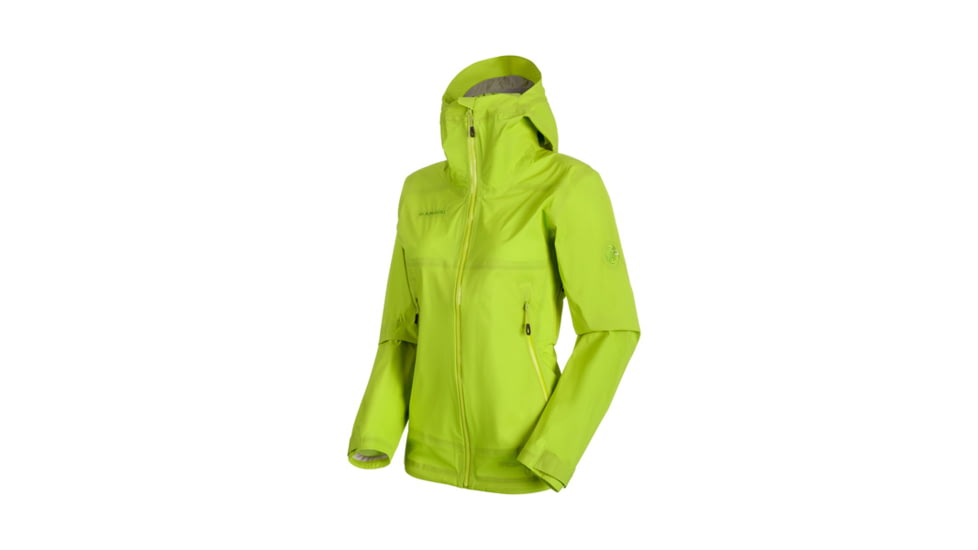 Mammut Masao Hardshell Hooded Jacket - Women's, Large, Sprout, 1010-26000-4571-115