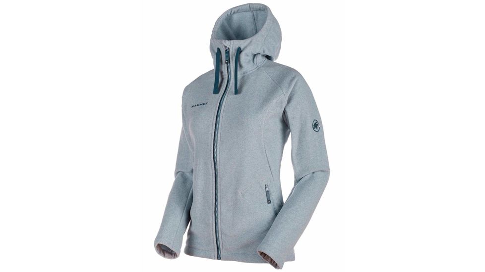 Mammut Yampa Advanced ML Hooded Fleece Jacket - Womens, Fog/Orion, Large, 1010-22240-00057-115
