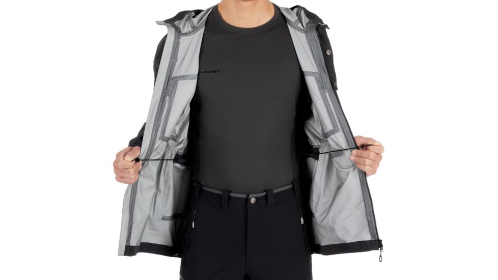 Mammut Zinal HS Hooded Jacket, Black, 2XL, 1010-26960-0001-117