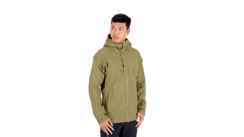 Mammut Zinal HS Hooded Jacket - Mens, Olive, Large, 1010-26960-4072-115