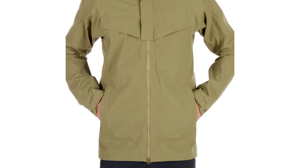 Mammut Zinal HS Hooded Jacket - Mens, Olive, Large, 1010-26960-4072-115
