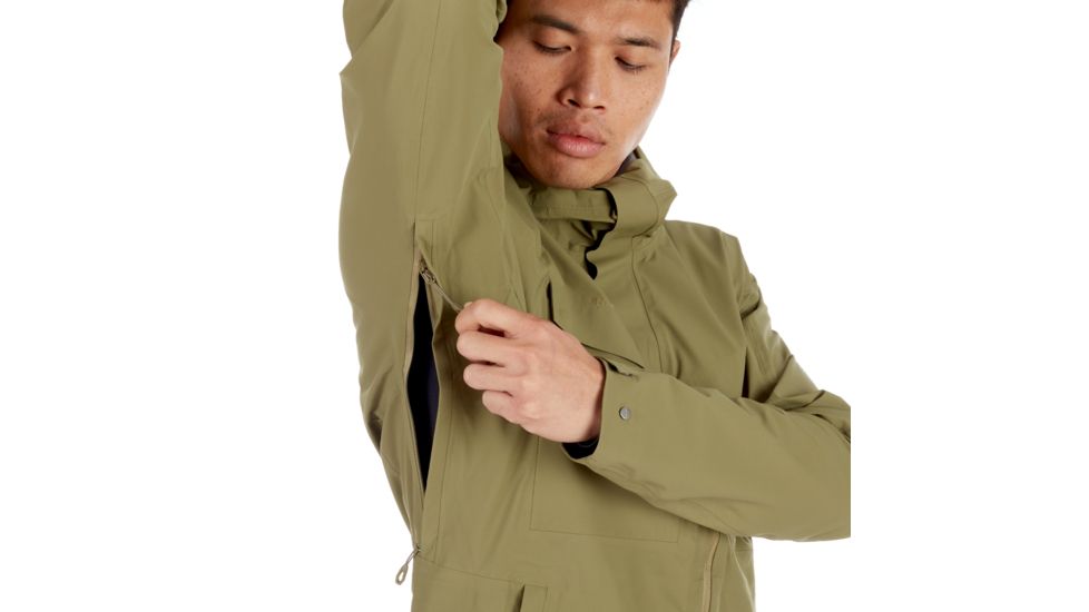 Mammut Zinal HS Hooded Jacket - Mens, Olive, Large, 1010-26960-4072-115