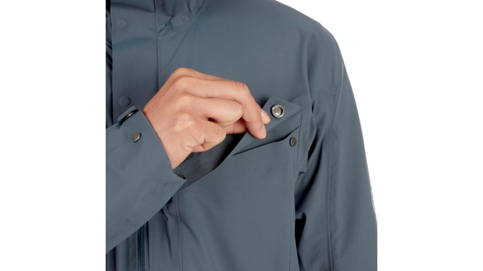 Mammut Zinal HS Hooded Jacket - Mens, Storm, Extra Large, 1010-26960-0239-116