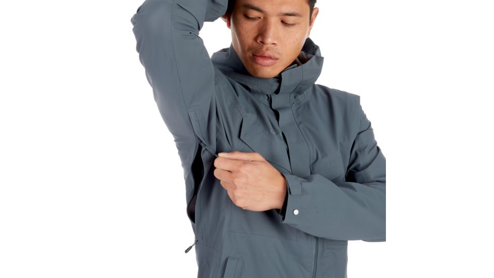 Mammut Zinal HS Hooded Jacket - Mens, Storm, Extra Large, 1010-26960-0239-116