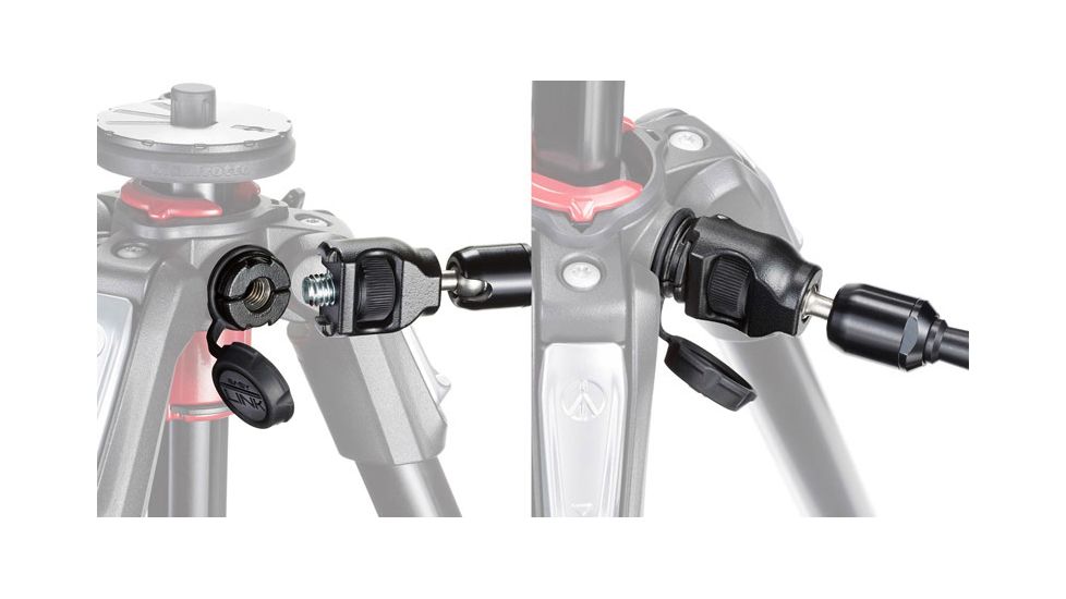 Manfrotto 244 Micro Friction Arm w/ Anti-Rotation with interchangeable 1/4in. attachments and 3/8in. adapt 244MICRO-AR
