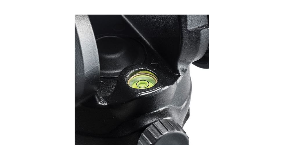 Manfrotto 3-Section 190 Aluminum Tripod w/500 Head, Black MVK500190X3