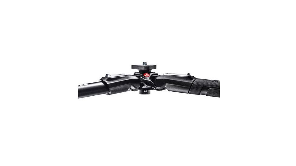 Manfrotto 3-Section 190 Aluminum Tripod w/500 Head, Black MVK500190X3