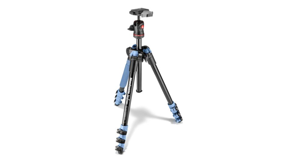 Manfrotto Befree Compact Traveling Tripod,Blue MKBFRA4L-BH