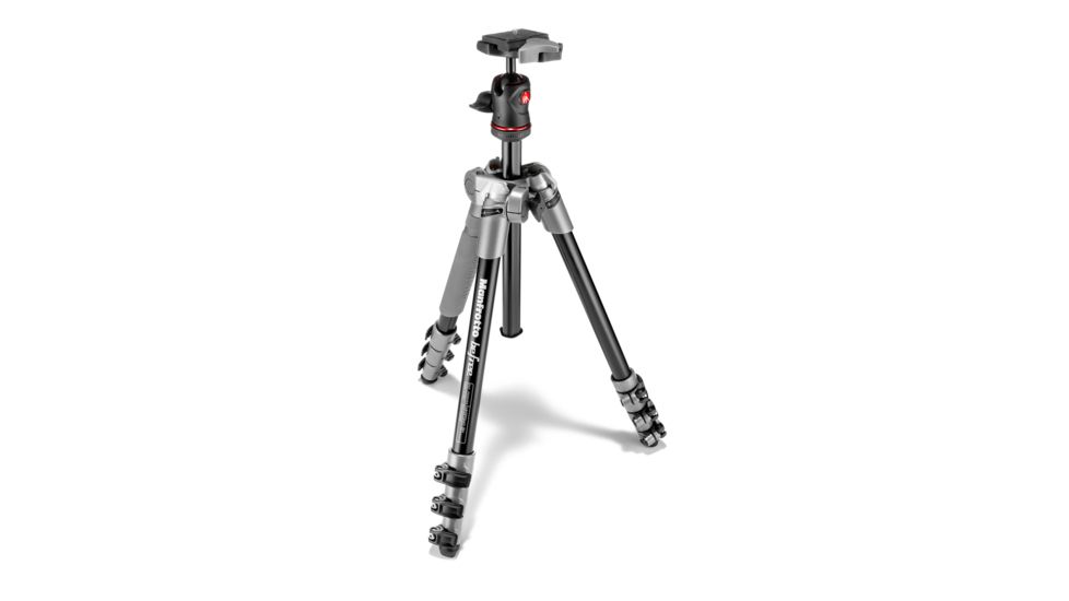 Manfrotto Befree Compact Traveling Tripod,Grey MKBFRA4D-BH