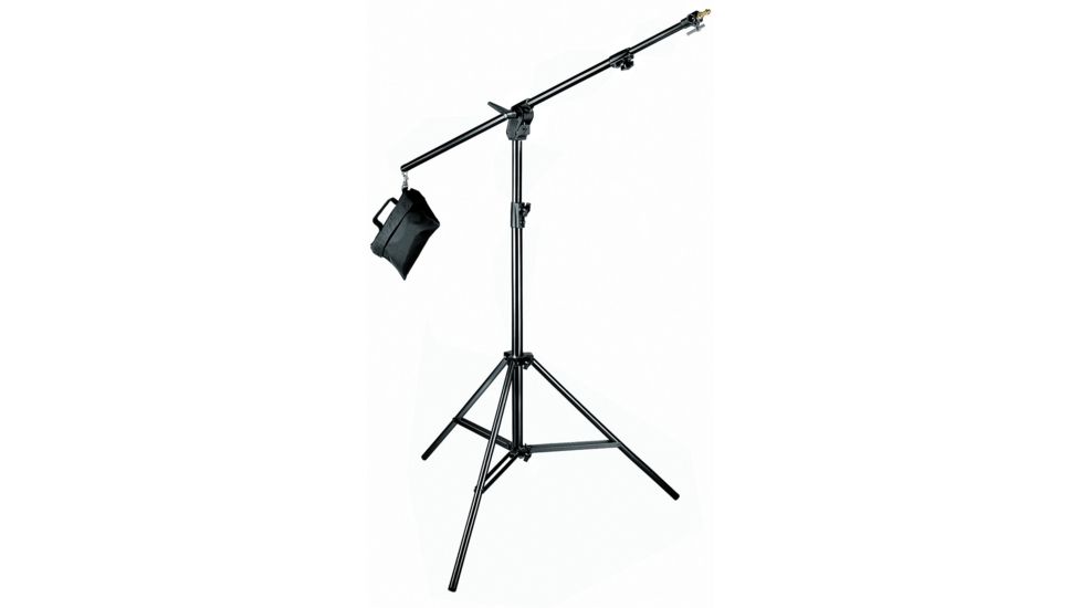 Manfrotto Bogen Black Combi-boom Stand, 3-section Stand With Sand Bag 420B