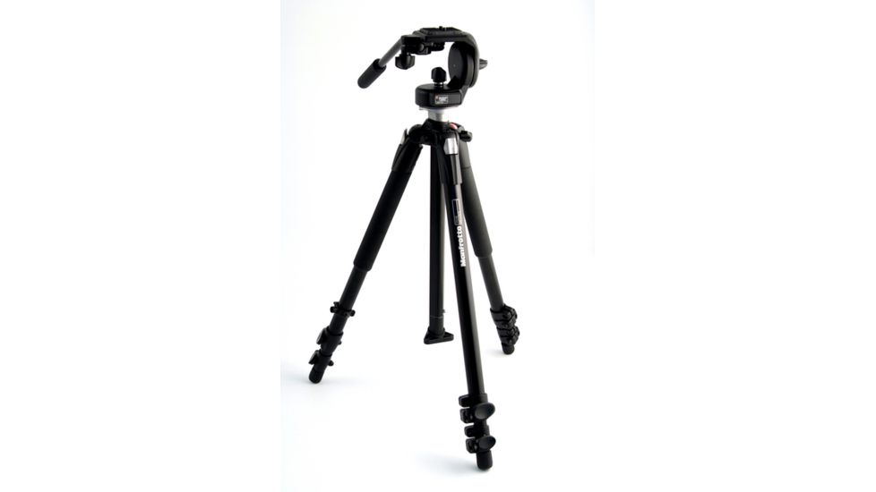 Manfrotto Bogen Manfrotto 190XB Tripod +128RC Micro Fluid Head 190XB-128RC