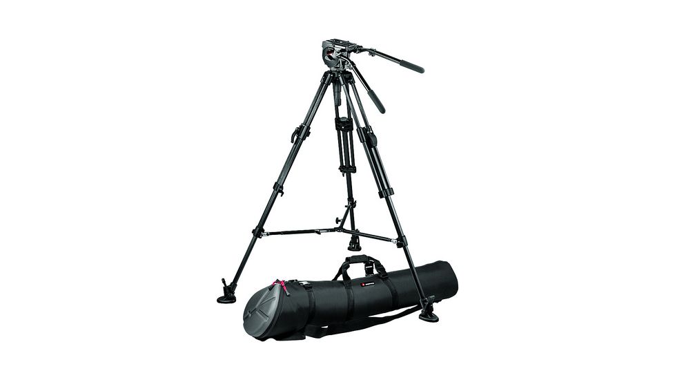 Manfrotto Bogen Manfrotto 516 Head+351MVCF Tripod+350SPRB Spreader+565 Feet+MBAG120P 516-351MVCFK