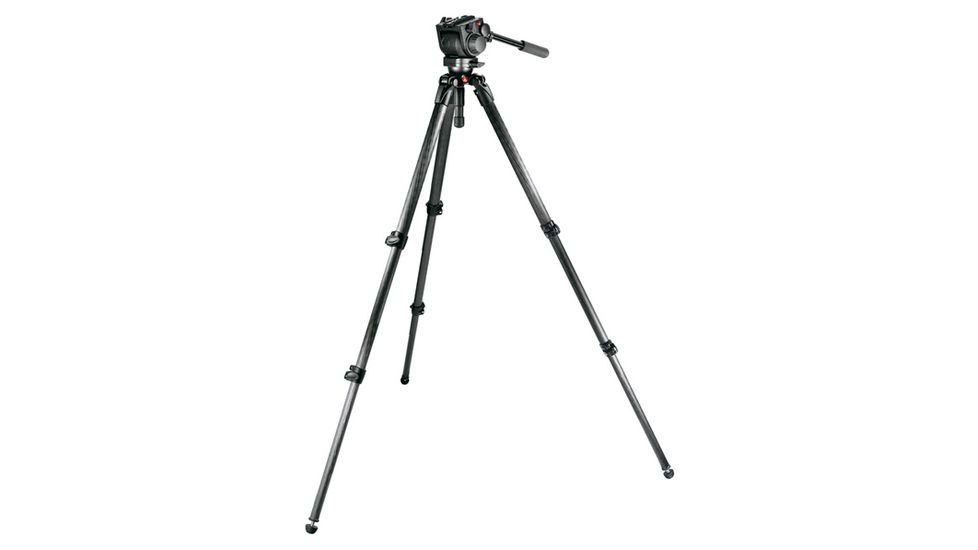 Manfrotto Bogen Manfrotto 519 Pro Video Head+535 CF Tripod+MBAG100P 519-535K