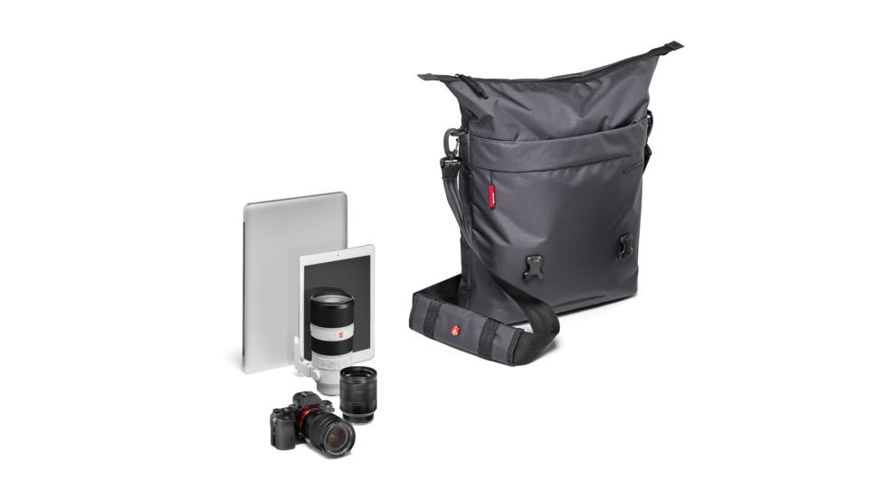Manfrotto Manhattan 3 Way Shoulder Bag Changer-20 for DSLR/C, Gray, MB MN-T-CH-20