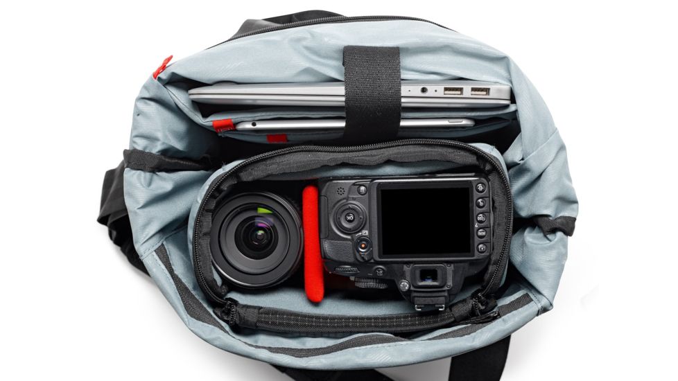 Manfrotto Manhattan 3 Way Shoulder Bag Changer-20 for DSLR/C, Gray, MB MN-T-CH-20