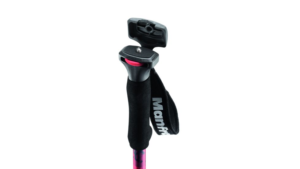 Manfrotto Off Road Photographic Walking Stick,Red, Red MMOFFROADR